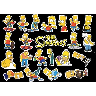 Set sticker simpson 22 tem như bìa