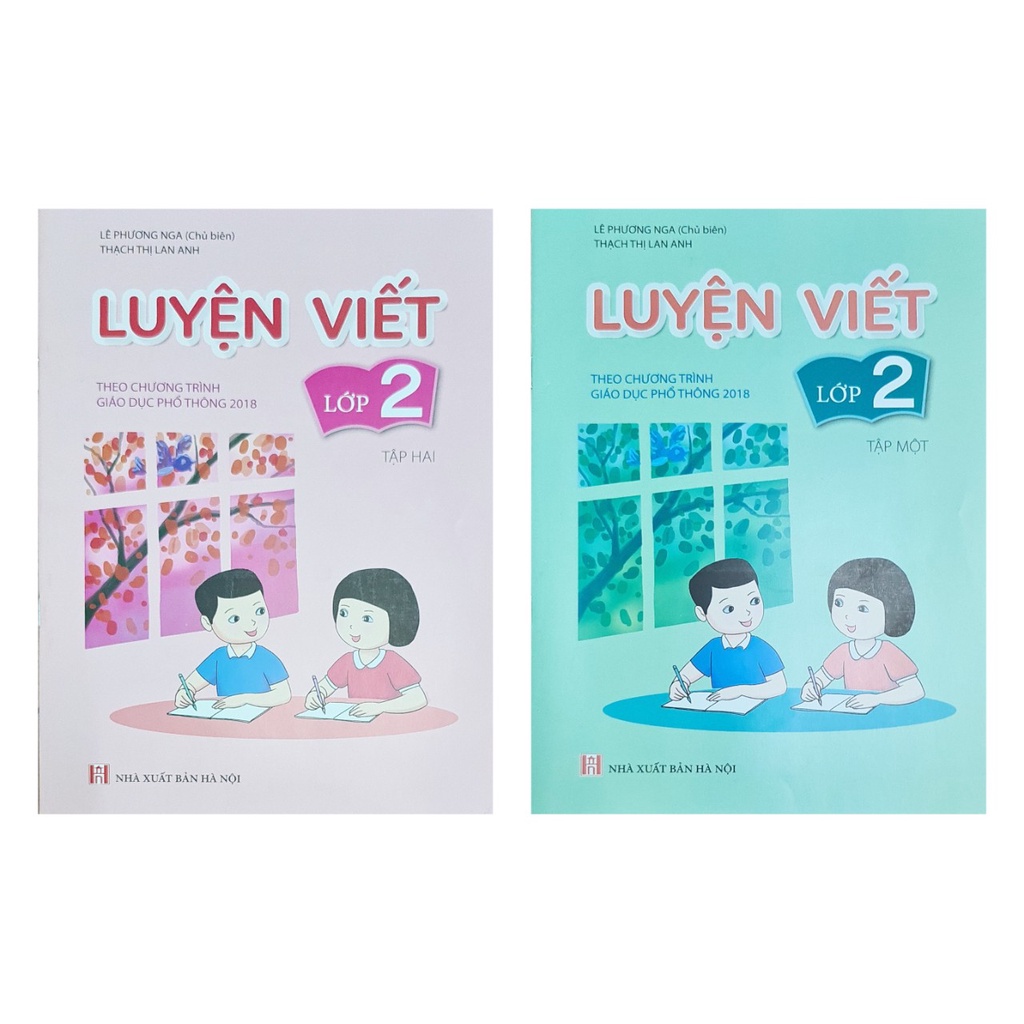 Sách - Combo Luyện viết lớp 2 tập 1+2 ,theo chương trình giáo dục phổ thông 2018 ( Lê phương nga -chủ biên )