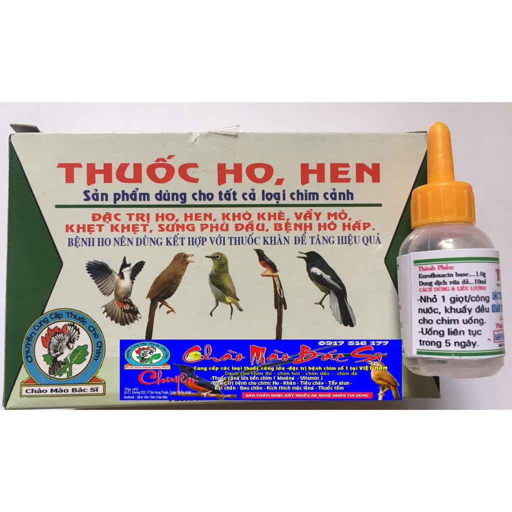 Thuốc tắm dành cho chim cảnh - Combo cho chim khỏe mạnh vitamin,khoáng, bại chân, ho hen,tiêu chảy, long đờm,mọc lông