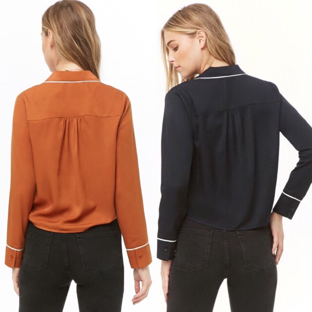 Sơ mi kiểu pijama F21 vnxk