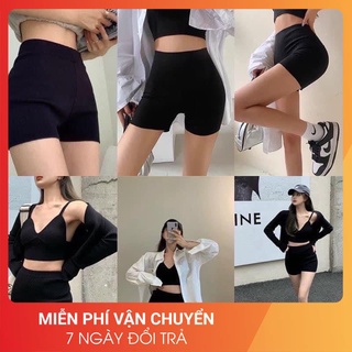 Quần biker short 24APRIL🌸 Quần short lưng cao không bai dão 🌸