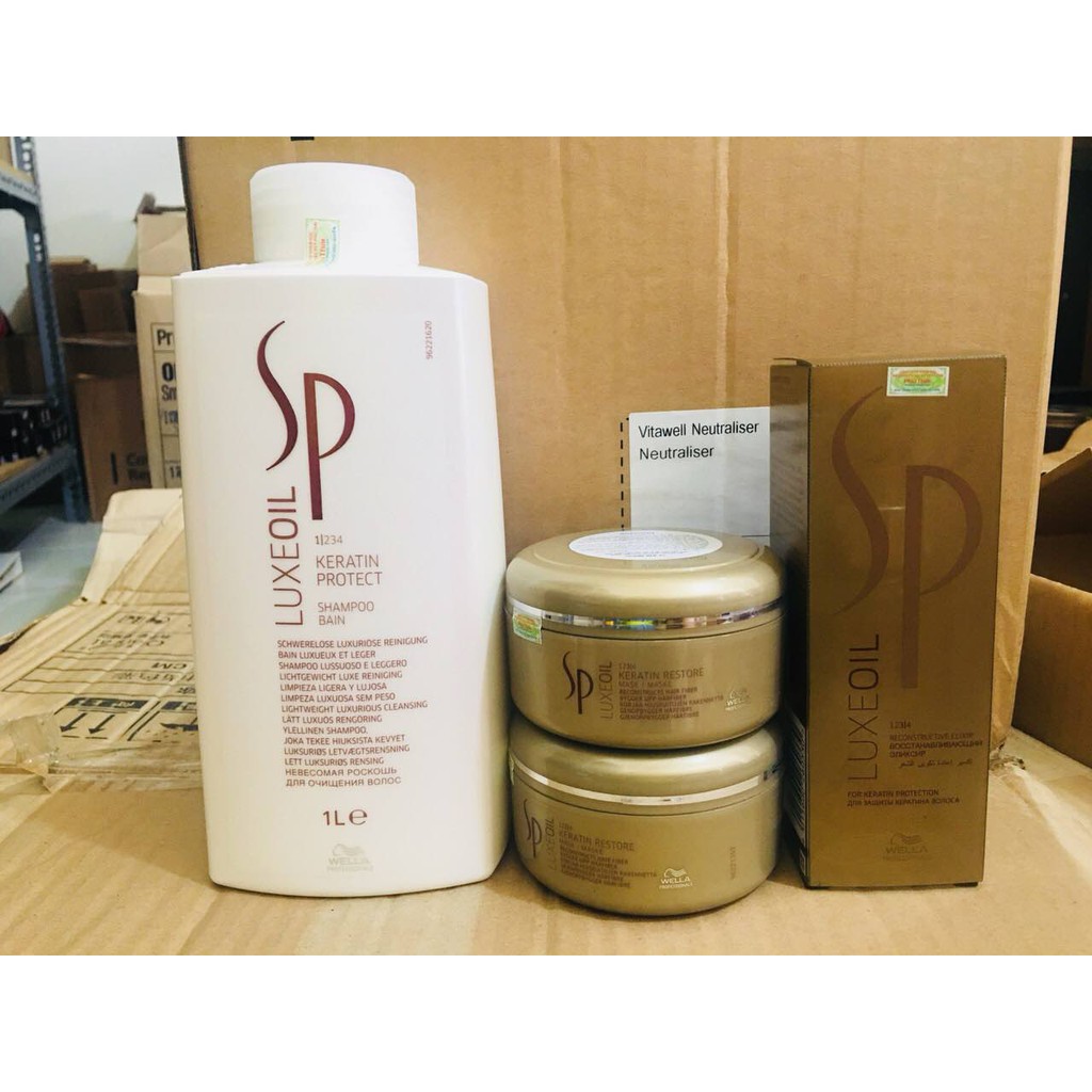 Mặt nạ phục hồi tóc Sp Luxe Oil Keratin Protect 150ml