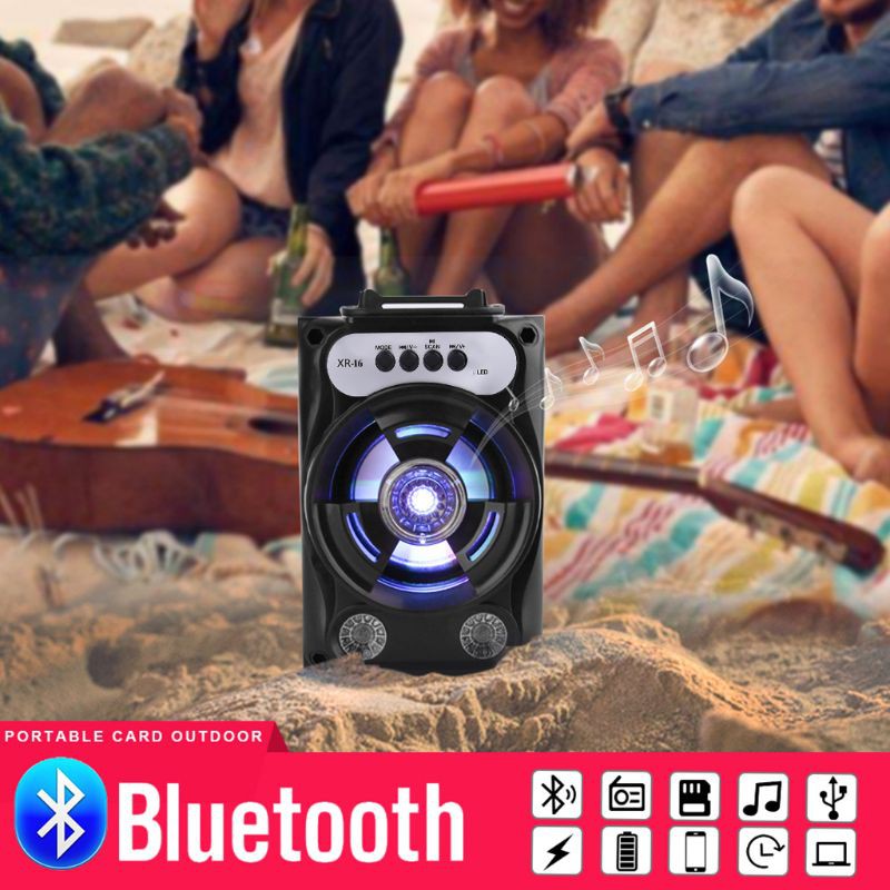 Loa Bluetooth Không Dây Mini Có Đèn Led