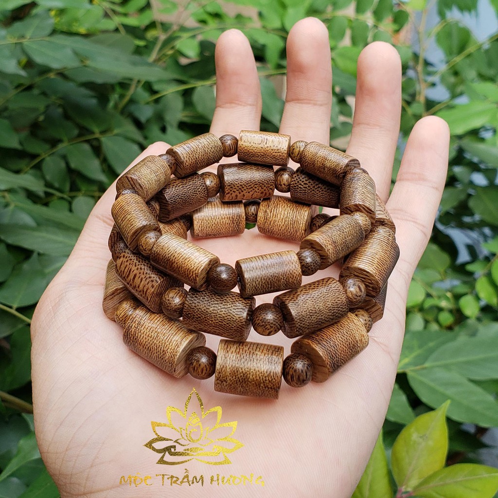 Vòng Tay Trầm Hương MTH JEWELRY Cao Cấp Mộc Trầm Hương Trụ Trúc Size 10mm (Nam/Nữ) Mộc Trầm Hương Tốc Việt Tự Nhiên