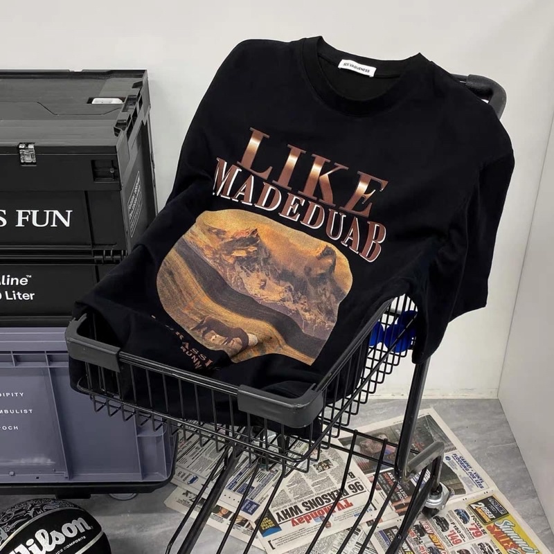 Áo phông MADEDUAB chất liệu cotton thoáng mát form unisex