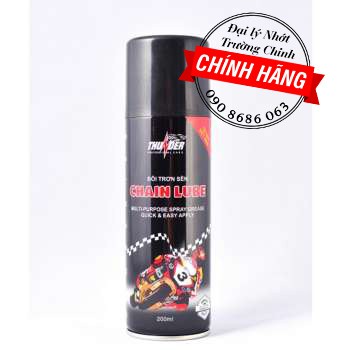 COMPO CHAI XỊT BÔI TRƠN, BẢO DƯỠNG SÊN XE THUNDER 400ML + BÀN CHẢI VỆ SINH SÊN