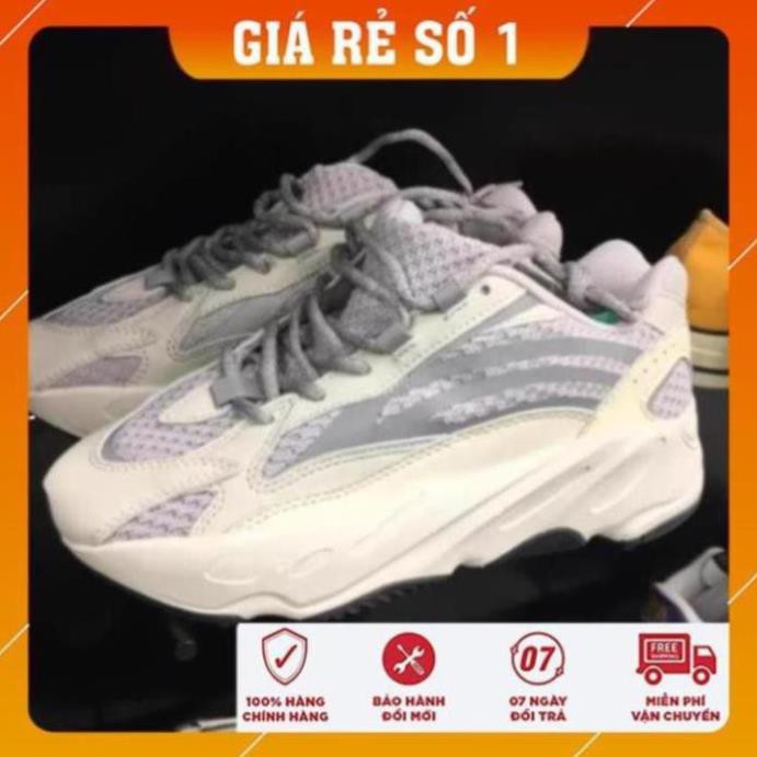 12.12 Xả Thanh Lý - [ FREE SHIP ] Giày thể thao nam,nữ yz 700 trắng phản quang êm chân thoáng khí YZ