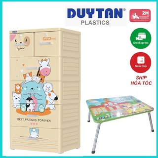 TỦ NHỰA DUY TÂN MINA  MẪU 2021- TẶNG KÈM BÀN GỖ HỘC SINH