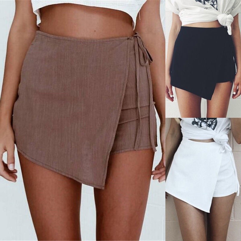 ☛☏❤Fashion Lady's Women Sexy Hot Pants Summer Casual Shorts Beach High Waist Short Pants