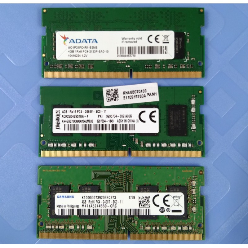 ram laptop ddr4 gắn cho laptop