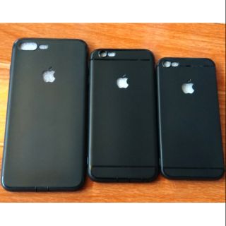 Dẻo đen khắc táo iphone 5/6/6 plus/7/7 plus