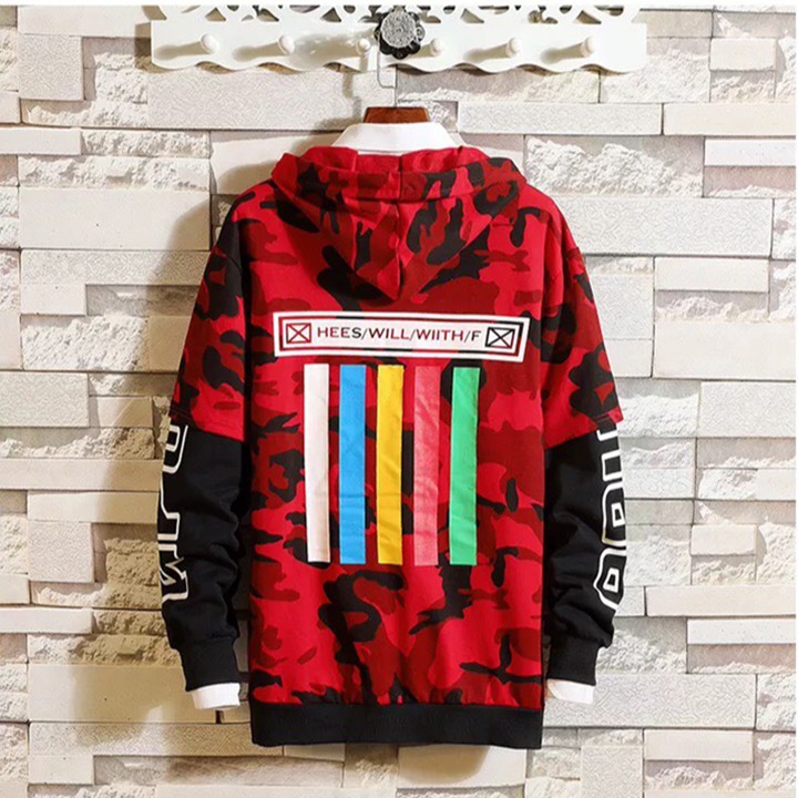 Áo Khoác Hoodie Camo Ulzzang Bape HWWF
