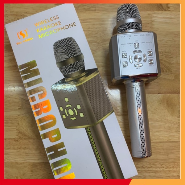 Micro karaoke bluetooth YS97, âm thanh hay, hút âm tốt