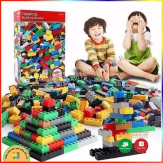 BỘ LEGO 1000 CHI TIẾT - ĐỒ CHƠI GIÁO DỤC/ Bộ ghép hình cho bé luyện tính kiên nhẫn, sáng tạo, 1000 PCS