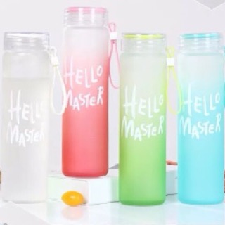 Bình thuỷ tinh Hello master nắp dây 500ml
