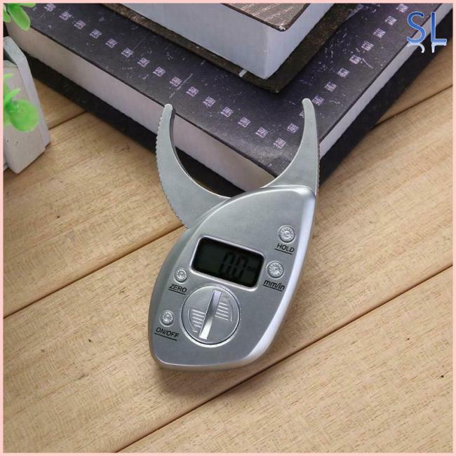 Digital LCD Body Fat Caliper Skin Fold Analyzer Measurement Thickness Test 50mm