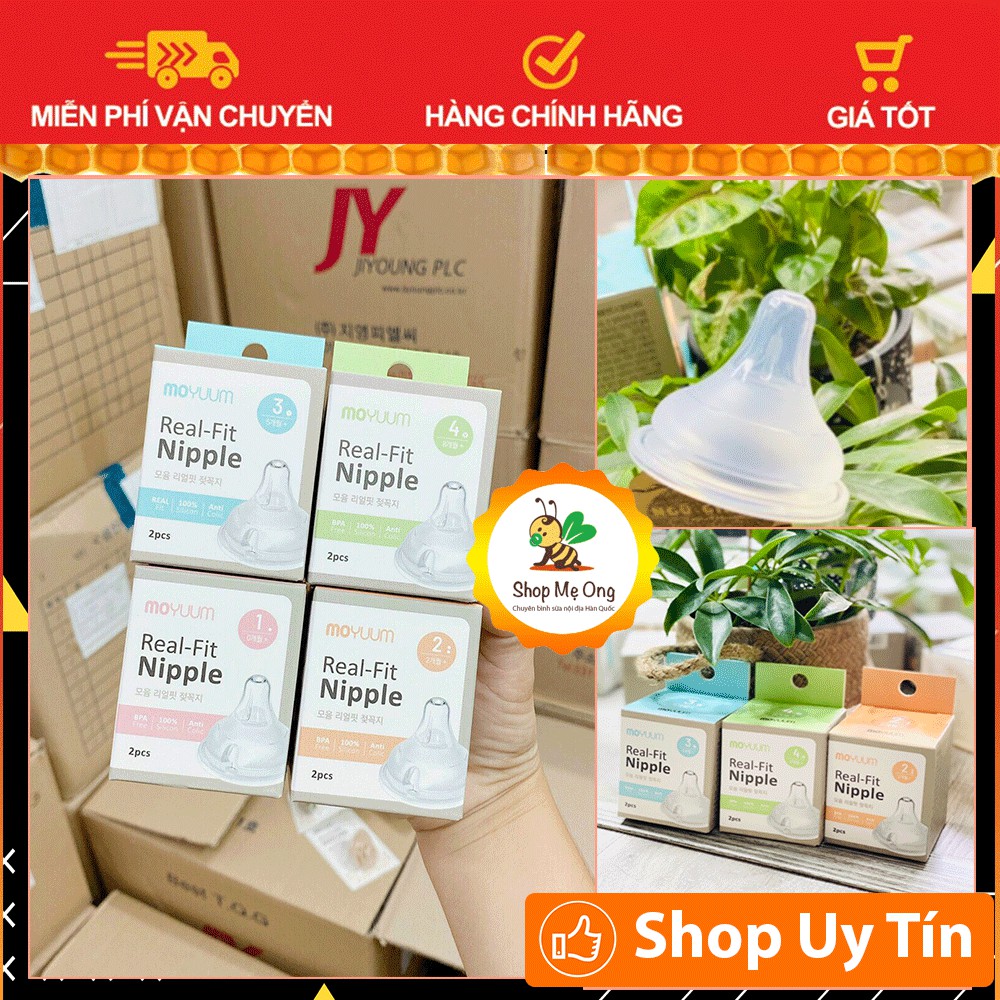 [MOYUUM, NÚM LẺ] Núm Ti Bình Moyuum Hàn quốc