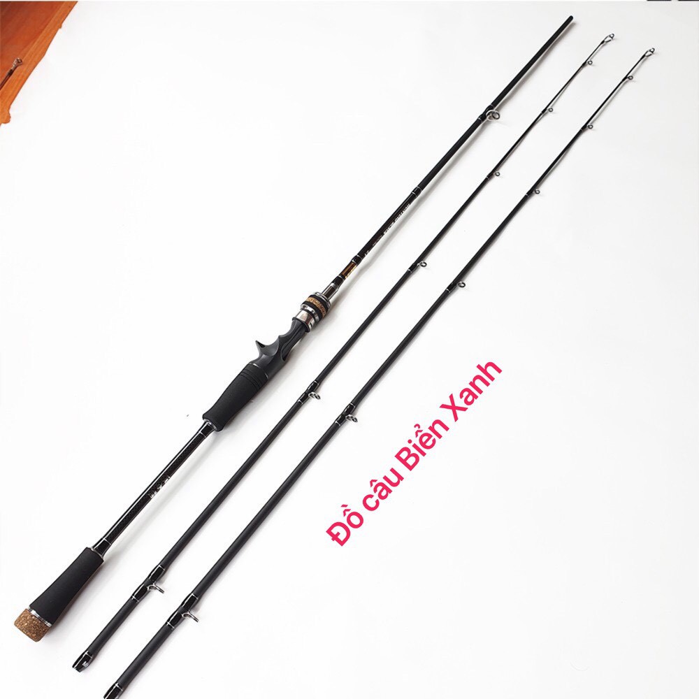 Cần Câu cá 2 ngọn máy đứng và máy ngang Hunting Black