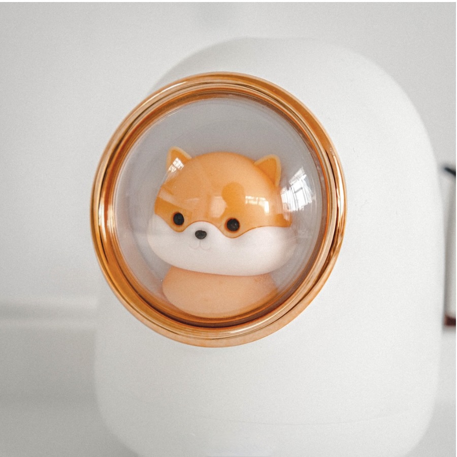 Đèn phun sương mini cầm tay tạo ẩm hình mèo, máy phun sương khuếch tán tinh dầu hình cute