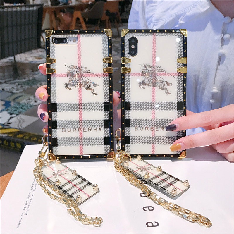 Ốp Điện Thoại Mềm In Logo Thời Trang Kèm Dây Đeo Cho iphone 15 14 13 12 11 pro max xr xs max 6 7 8 plus