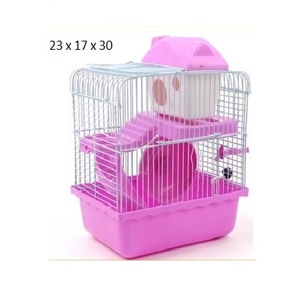 Lồng chuột hamster 2 tầng (ww, camp, robo) 23x17x30 cm