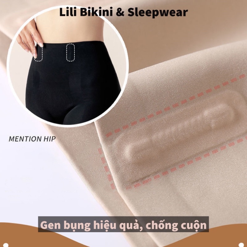 Quần Định Hình 5D công nghệ mới Ion Nâng Mông Gen Nịt Bụng, Quần Mặc Trong Váy Ôm Sát Body Định Hình Eo Thon