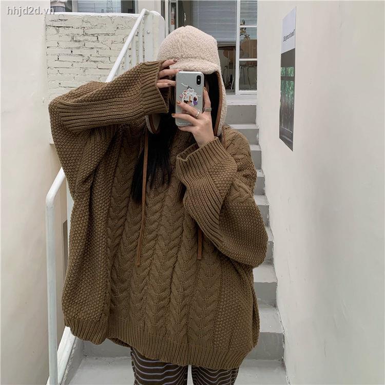 ஐ Áo sweater dệt kim chui đầu cổ tròn dáng rộng kiểu Hàn Quốc thời trang thu đông mới cho học sinh nữ 7 ngày]
 | BigBuy360 - bigbuy360.vn