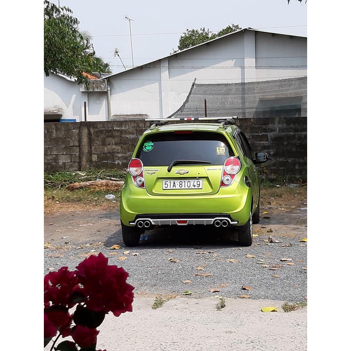 Lippo, Lip Chia Pô,Ốp Cản Sau Cho xe Chervolet spark  Hàng Cao Cấp Loại 1