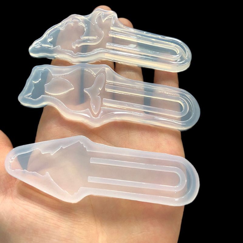 Khuôn Silicone Làm Thanh Đánh Dấu Sách Hình Mèo