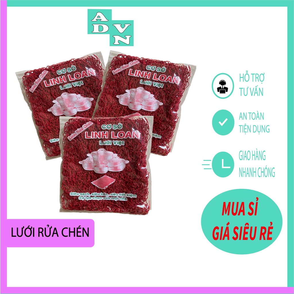 Lưới rửa chén Linh Loan 8 lớp
