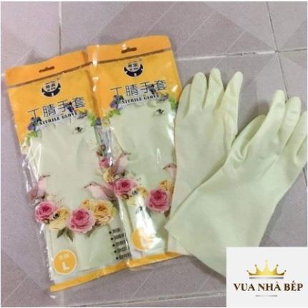 Găng Tay Cao Su Siêu Dai Siêu Bền vuanhabep loại đắt màu vàng