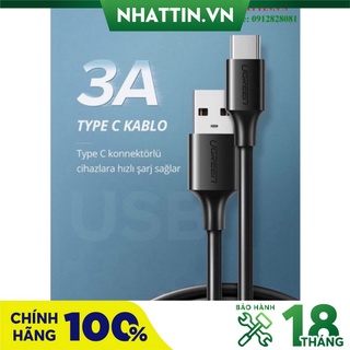 Cáp sạc, dữ liệu usb type-a 2.0 sang usb type-c dài 3m ugreen 60826 - hàng cao cấp