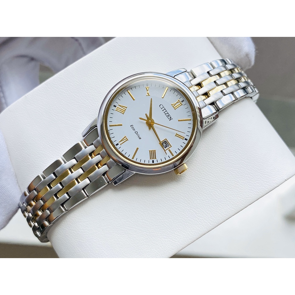 Đồng Hồ Nữ CITIZEN Eco-drive EW1584-59A Chính Hãng Tặng Dây Da Cao Cấp