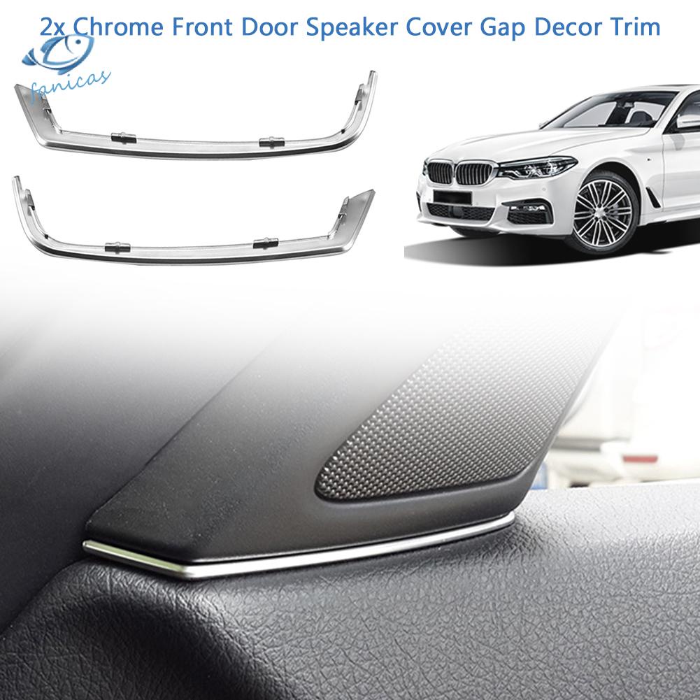 Set 2 Viền Trang Trí Loa Cho Xe Ô Tô BMW 5 Series F10 2011-2013