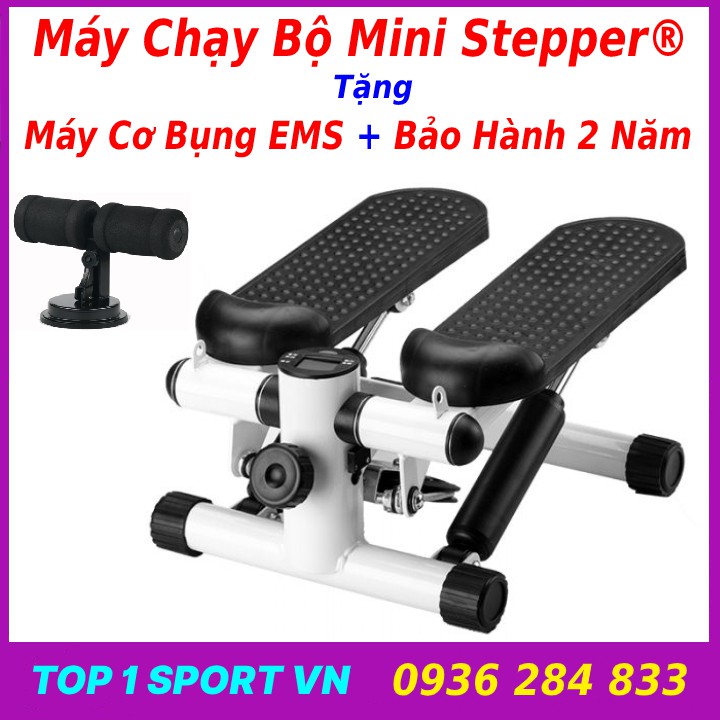 Máy tập chạy bộ bằng cơ không dùng điện Crentplaying® - Tặng kèm giá đỡ tập cơ bụng + bàn xoay eo + băng gối thể thao