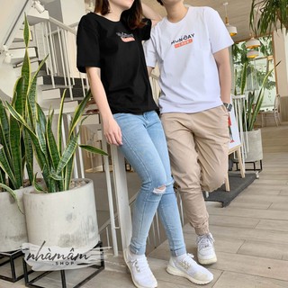 Áo Thun Cặp Đôi cotton 100% (Ảnh Thật) - Mẫu Monday