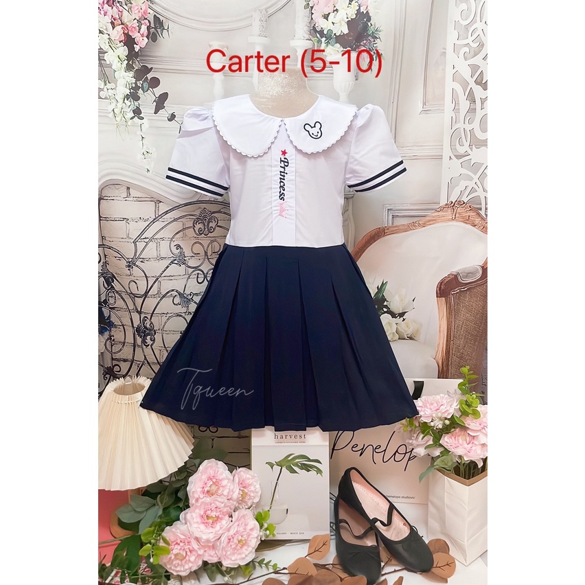 Đồng phục học sinh tiểu học - Đầm học sinh bé gái cấp 1 mẫu mới nhất 2023 -  Danangsale