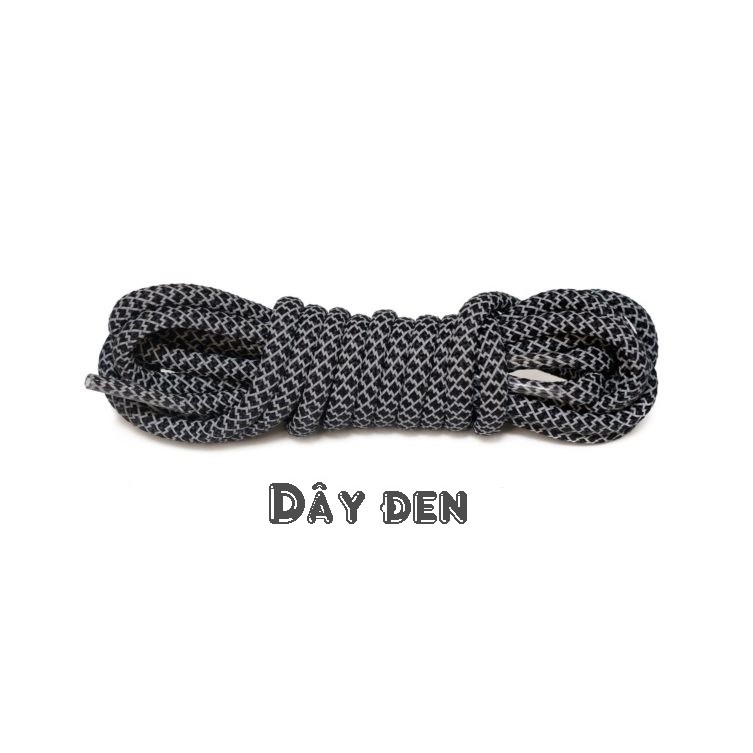 Dây Giày Phản Quang Cao Cấp 1m2 Mẫu  Bản Tròn Siêu Bền Phù Hợp Với Tất Cả Sneaker Siêu Hot - Gía 1 đôi