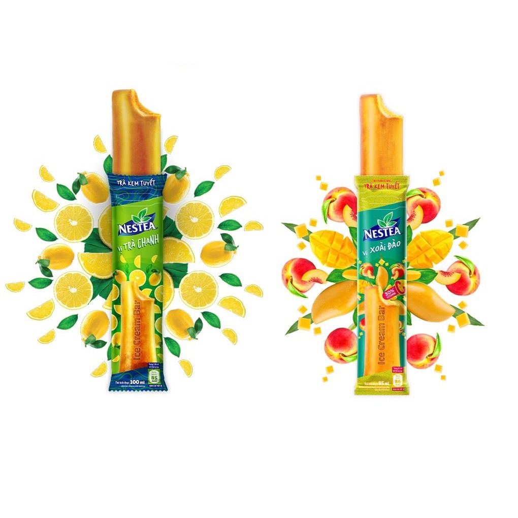 Một hộp - 6 chiếc kem tuyết NESTEA vị xoài đào | BigBuy360 - bigbuy360.vn