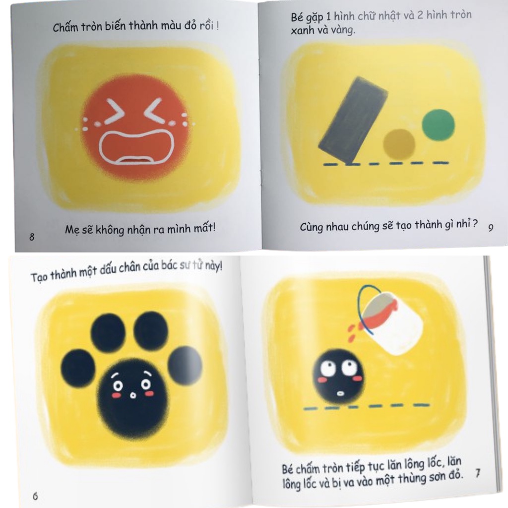 Sách Ehon - Combo 3 cuốn Điều Kỳ Diệu Của Hình Khối - Ehon nhật bản cho bé 0 - 6 tuổi