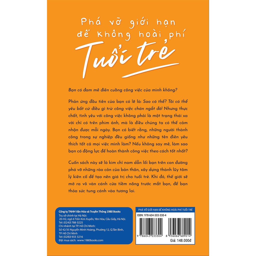 Sách - Phá Vỡ Giới Hạn Để Không Hoài Phí Tuổi Trẻ