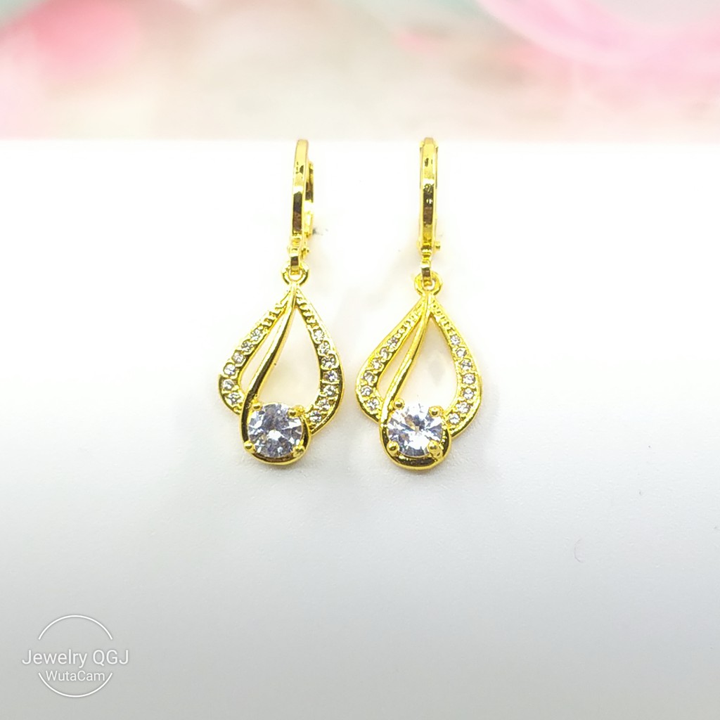 Bông tai bạc 925 đính đá pha lê nhỏ lấp lánh sang trọng ANTA Jewelry - ATJ3094
