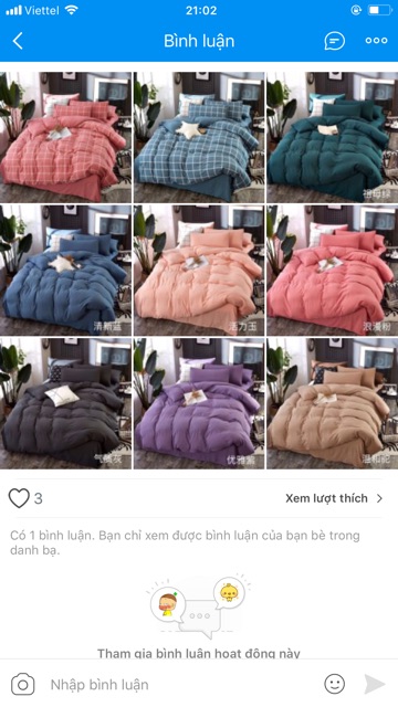 Bộ cotton đũi 1 màu