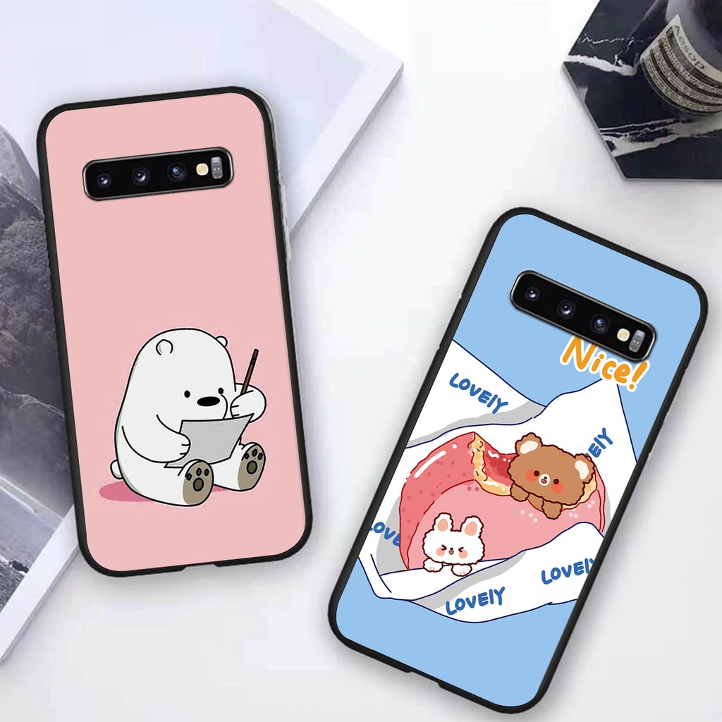 ỐP ĐIỆN THOẠI SAMSUNG S10/S10E/S10 PLUS/S10 5G HÌNH CHÚ GẤU DỄ THƯƠNG-GIÁ RẺ