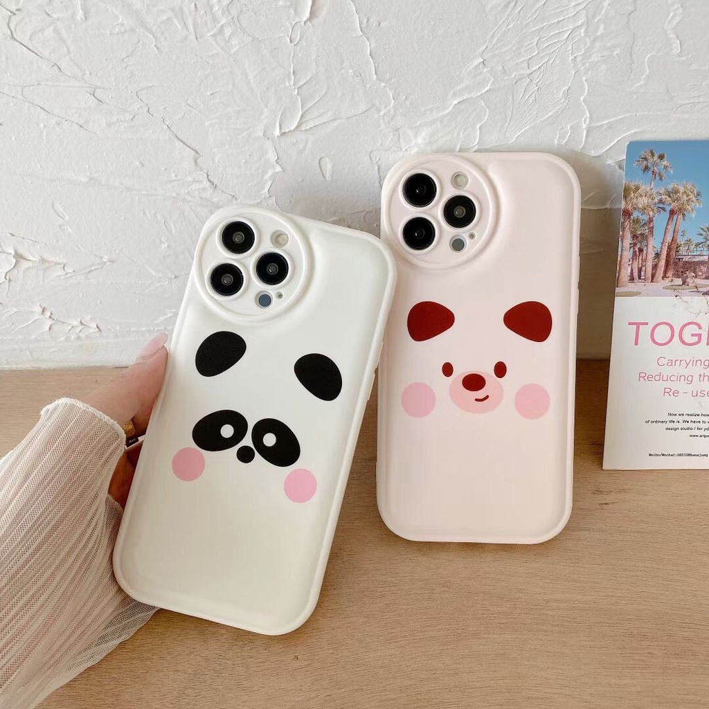 Ốp Lưng Iphone Camera Tròn In Hình Cute [Cam Tròn]