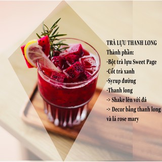 BỘT TRÀ LỰU HÀN QUỐC (SWEET PAGE)