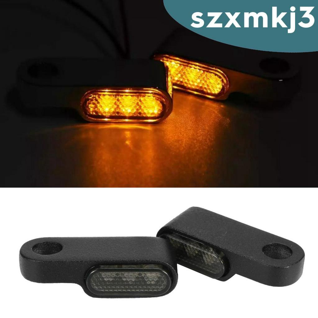 1 Cặp Đèn LED Xi Nhan Màu Hổ Phách Dành Cho Xe Mô Tô Cruiser Chorme