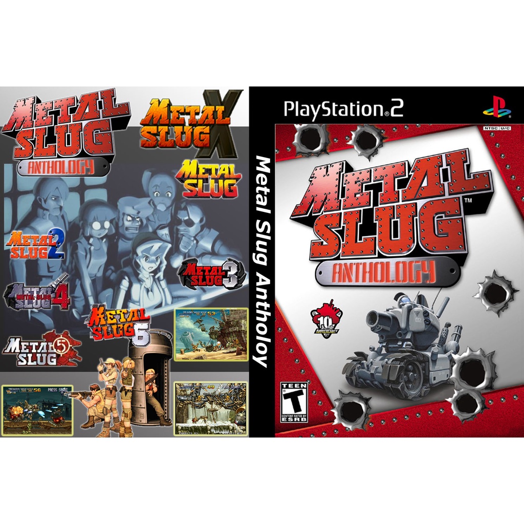 Đĩa trò chơi Metal Slug Rambo Lùn ⚡FREE SHIP⚡SALE GIÁ SỐC⚡ máy PS2 , retro games