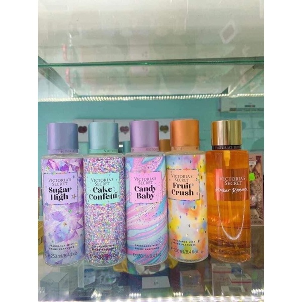 Xịt thơm toàn thân Victoria's Secret body mist mẫu mới đủ mùi