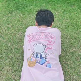 Áo Thun Natthy Donut Tee - Pink - Unisex